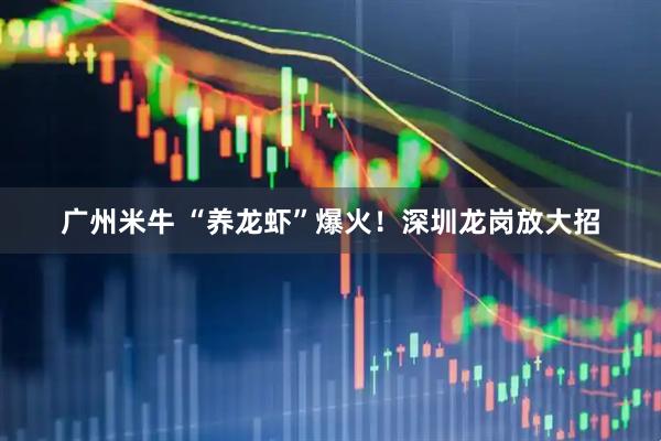 广州米牛 “养龙虾”爆火！深圳龙岗放大招